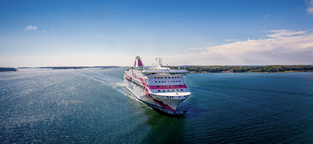 Baltic Princess på havet