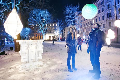 Lux i Lyktparken i Helsingfors